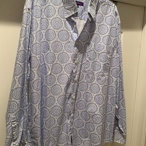 Mens XXL Alan Flusser Long Sleeve Shirt